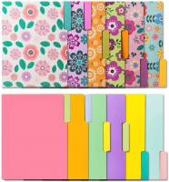 12 Cute File Folders -Floral File Folders & Co